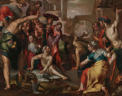 Joachim Wtewael - The Raising of Lazarus