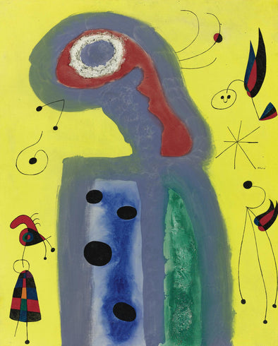 Joan Miró - Les Jasmins Embaument De Leur Parfum Doré La Robe De La Jeune Fille