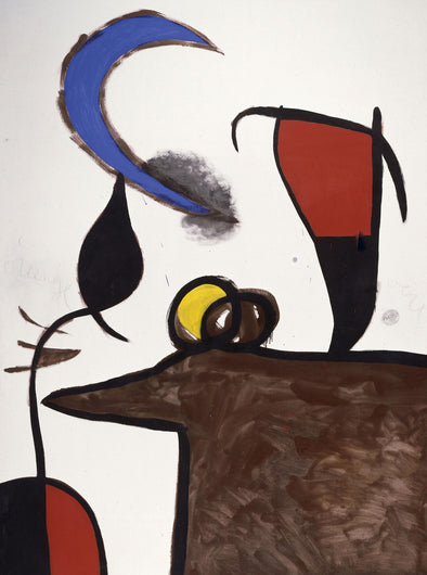 Joan Miró - Women and Bird in the Night