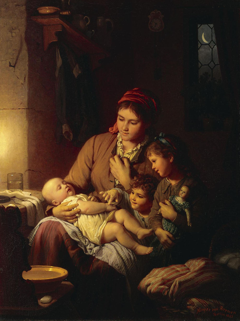 Johann Georg Meyer von Bremen - Little Brother Sleeps