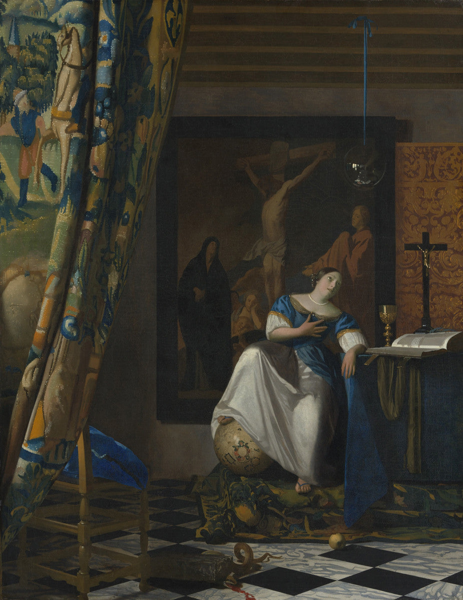 Johannes Vermeer - Allegory of the Catholic Faith