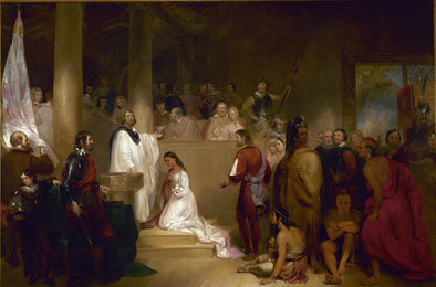 John Gadsby Chapman - Baptism of Pocahontas