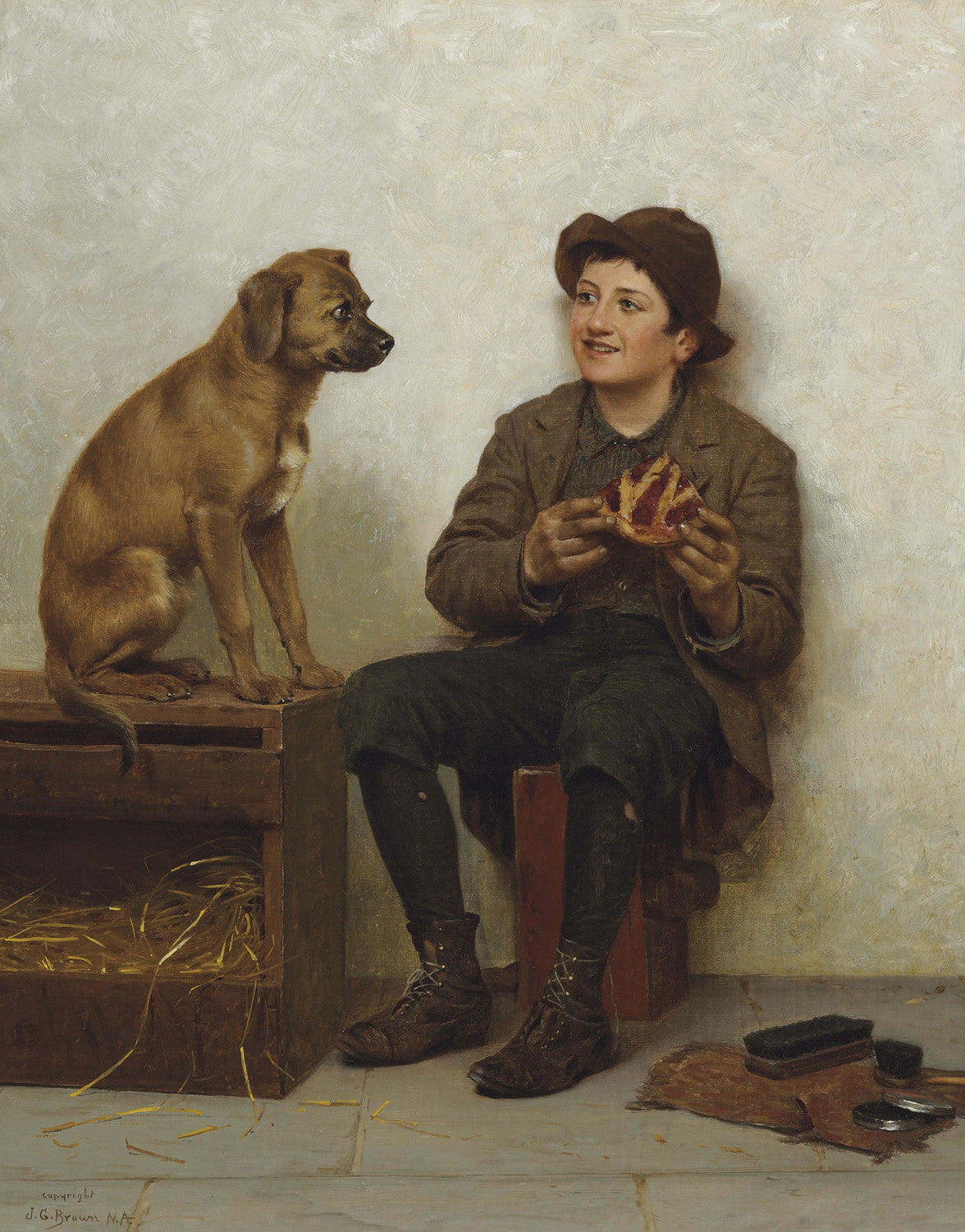 John George Brown - A Taste for Pie