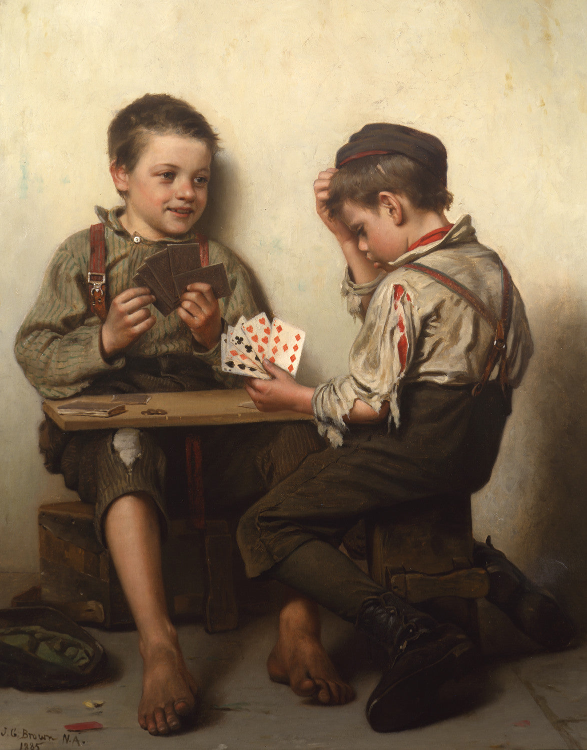 John George Brown - Bluffing