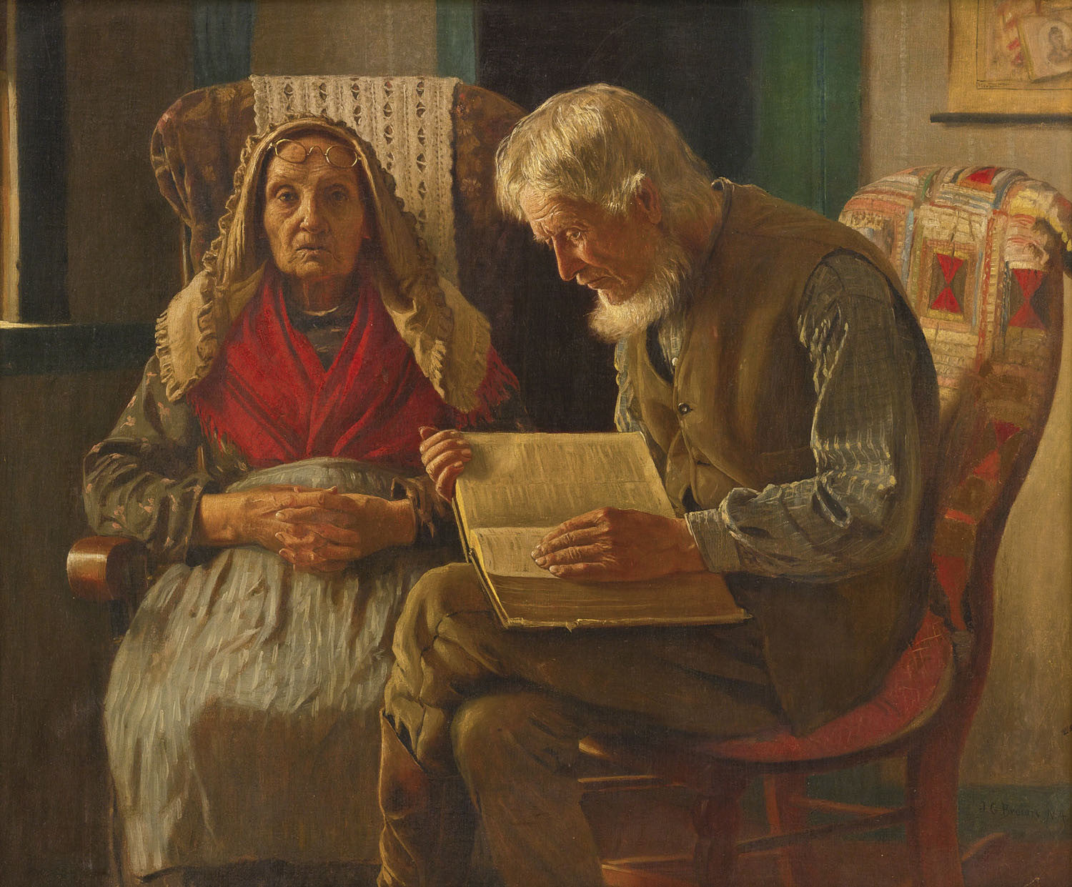 John George Brown - Sunday Morning-Reproduction-Get Custom Art