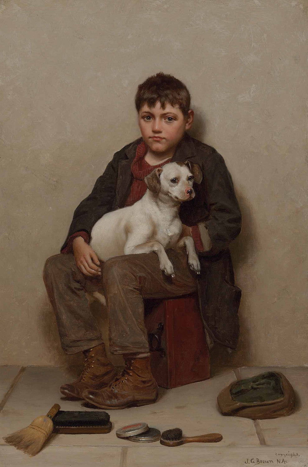 John George Brown - True Friends