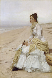 John George Brown - Waiting for William-Reproduction-Get Custom Art