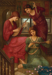 John Melhuish Strudwick - In the Golden Days-Reproduction-Get Custom Art