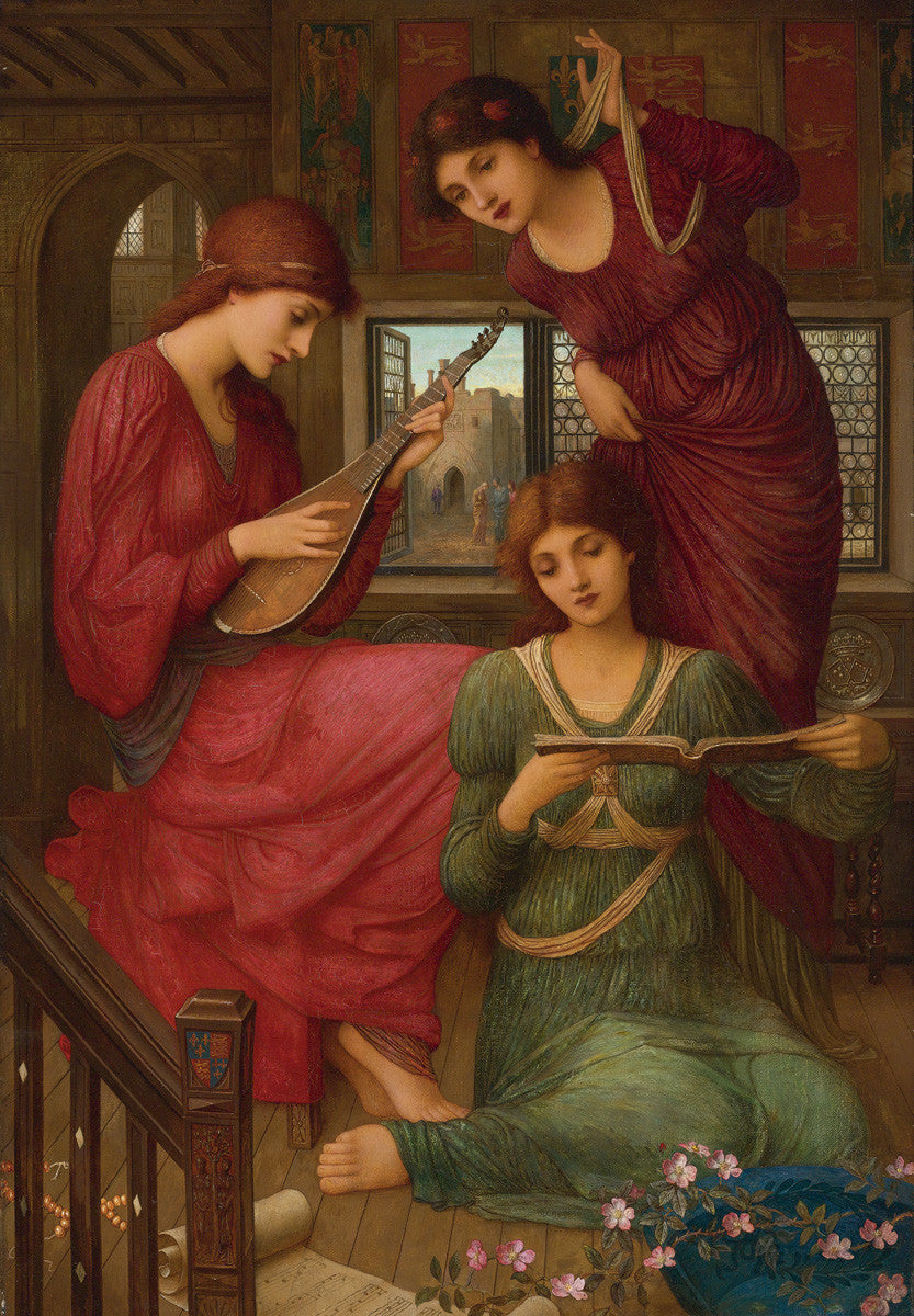 John Melhuish Strudwick - In the Golden Days-Reproduction-Get Custom Art