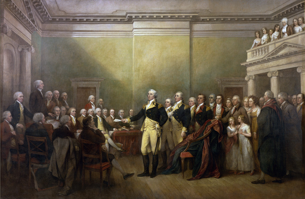 John Trumbull - General George Washington Resigning his Commission-Reproduction-Get Custom Art