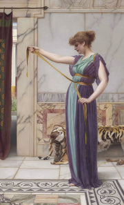 John William Godward - A Pompeian Lady-Reproduction-Get Custom Art