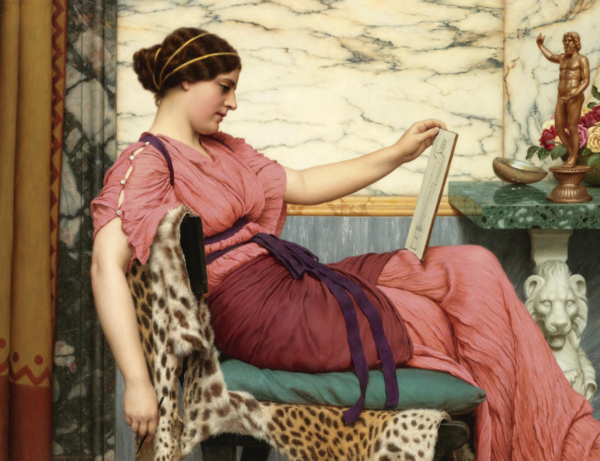 John William Godward - An Amateur-Reproduction-Get Custom Art