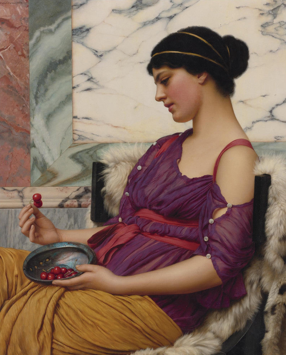 John William Godward - Ismenia-Reproduction-Get Custom Art