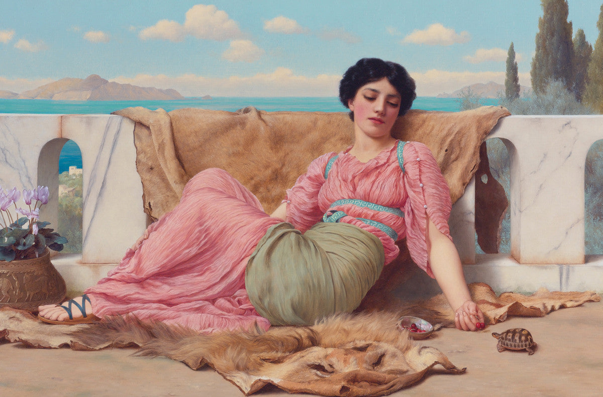 John William Godward - The Quiet Pet