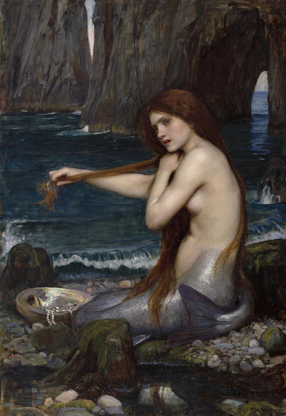 John William Waterhouse - A Mermaid