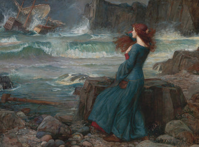 John William Waterhouse - Miranda observing the wreck of the King's ship