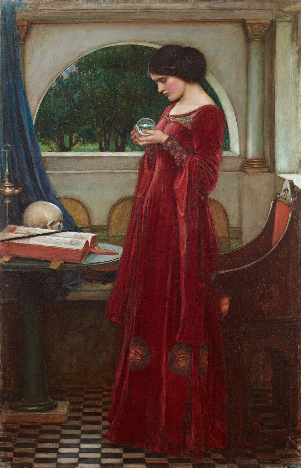 John William Waterhouse - The Crystal Ball