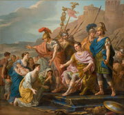 Joseph-Marie Vien - Coriolans Family Imploring him not to Besiege Rome-Reproduction-Get Custom Art