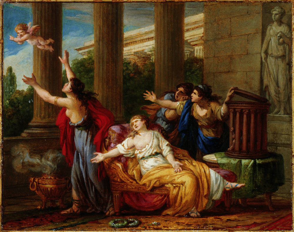 Joseph-Marie Vien - Love Fleeing Slavery