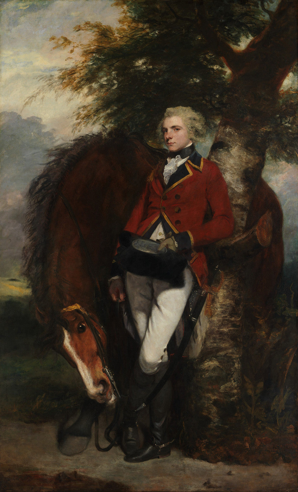 Joshua Reynolds - Captain George K H Coussmaker-Reproduction-Get Custom Art