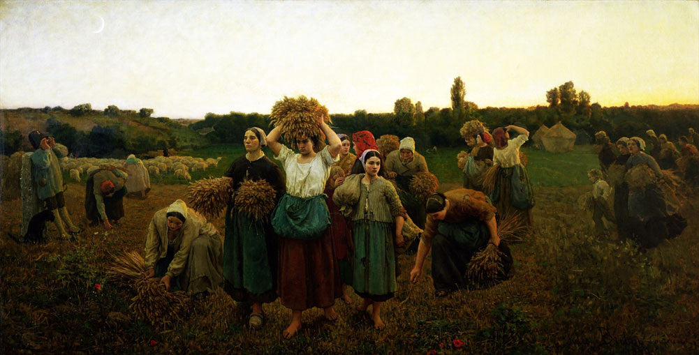 Jules Breton - Calling in the Gleaners-Reproduction-Get Custom Art