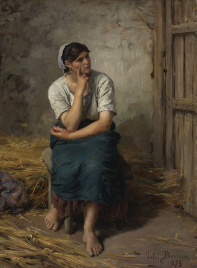 Jules Breton - Peasant Girl Resting