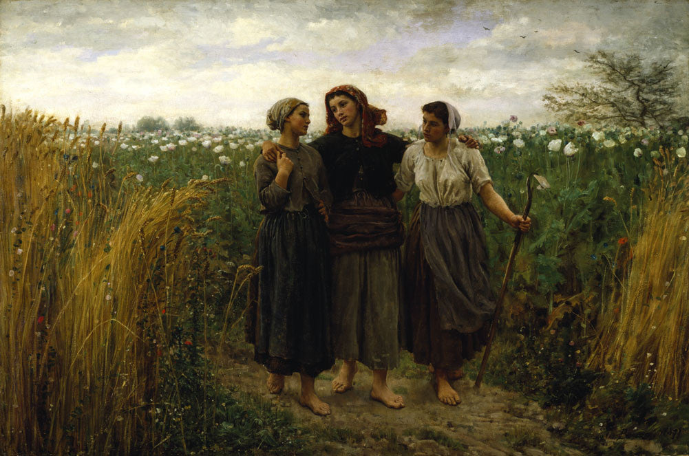 Jules Breton - Returning from the Fields-Reproduction-Get Custom Art