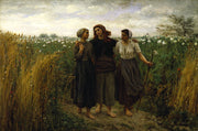 Jules Breton - Returning from the Fields-Reproduction-Get Custom Art
