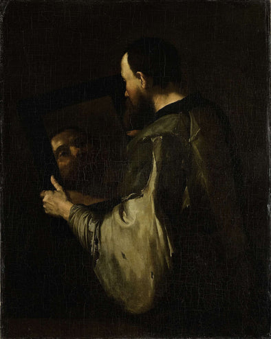 Jusepe de Ribera - Philosopher with mirror