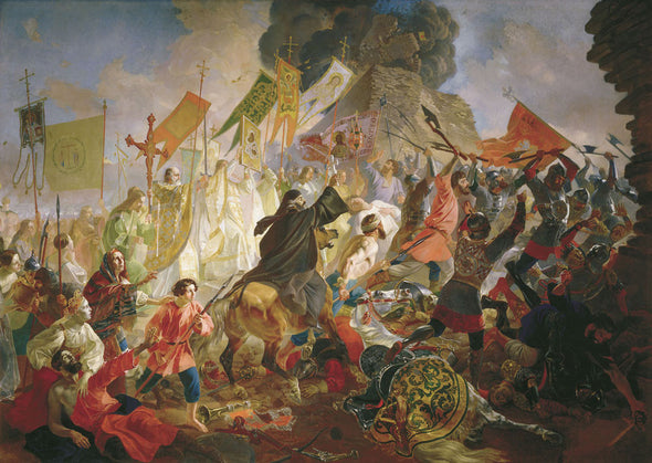 Karl Bryullov - Siege of Pskov by Polish King Stefan Batory