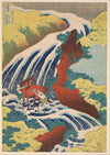 Katsushika Hokusai - Yoshitsune Falls from the series Famous Waterfalls in Various Provinces