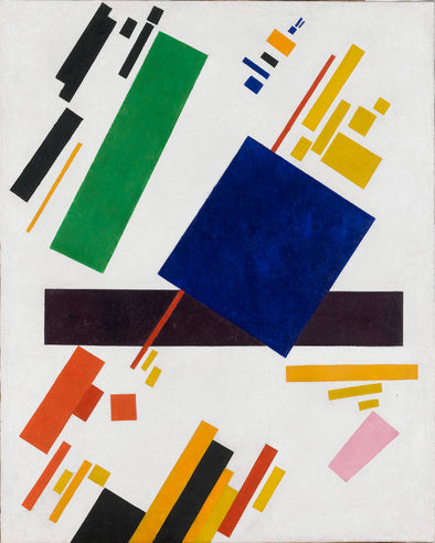 Kazimir Malevich - Suprematist Composition (blue rectangle over the red beam)