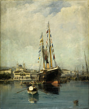 Konstantinos Volanakis - Departure from Piraeus to Tinos