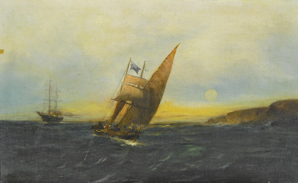 Konstantinos Volanakis - Sailing off the Coast