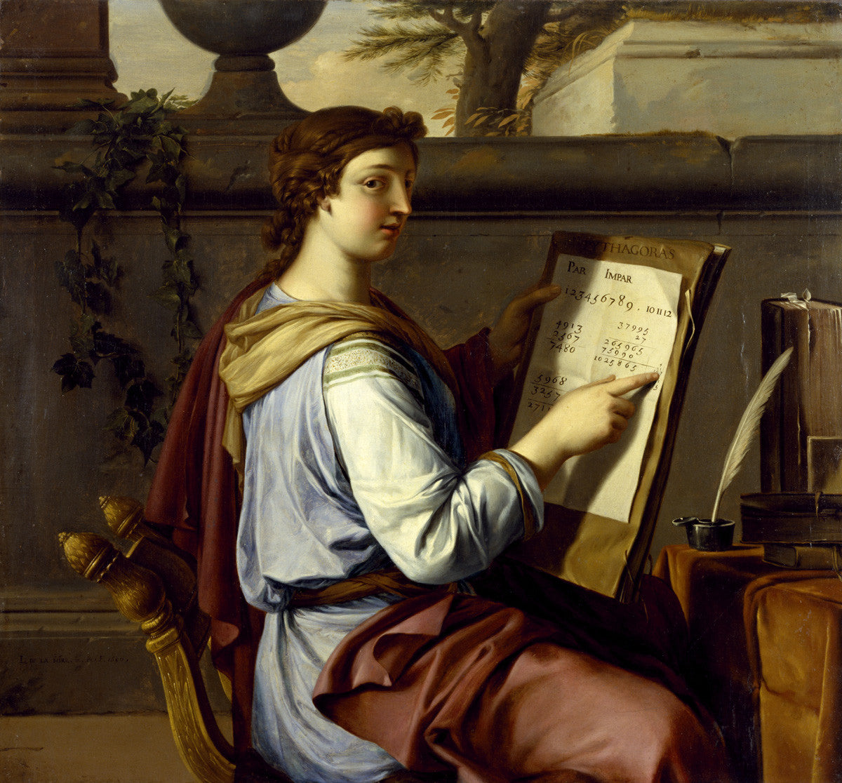 Laurent de La Hyre - Allegory of Arithmetic