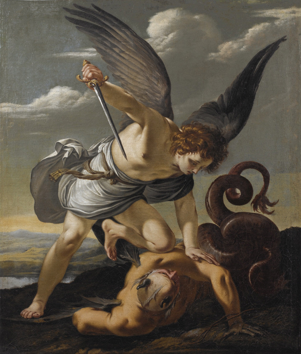 Laurent de La Hyre - Saint Michel Slaying the Dragon