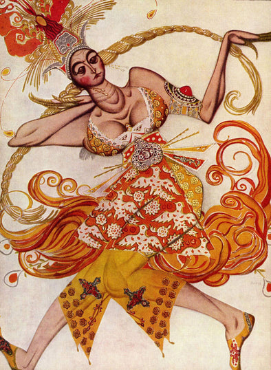 Léon Bakst - The Firebird, Ballet costume