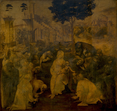 Leonardo Da Vinci - Adoration of the Magi
