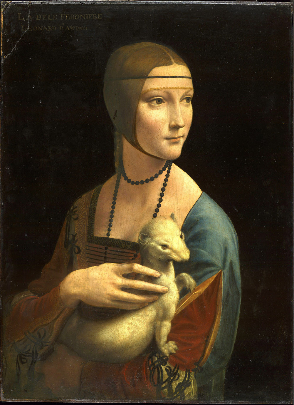 Leonardo Da Vinci - Lady with an Ermine-Reproduction-Get Custom Art