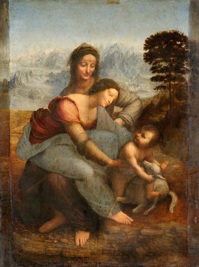 Leonardo Da Vinci - The Virgin and Child with St. Anne