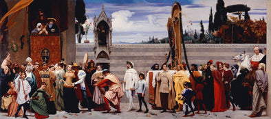 Lord Frederick Leighton - Cimabue's Madonna Carried in Procession