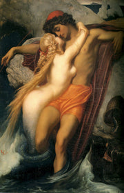 Lord Frederick Leighton - The Fisherman and the Syren-Reproduction-Get Custom Art