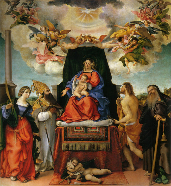 Lorenzo Lotto - Madonna and Child with Saints