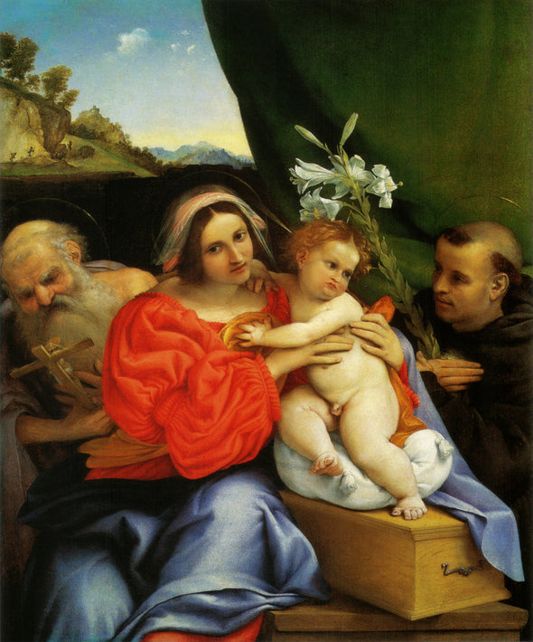 Lorenzo Lotto - Madonna with St. Jerome and St. Anthony of Padua