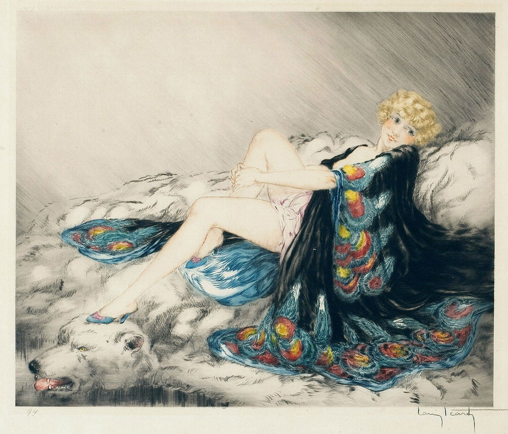 Louis Icart - Silk Robe