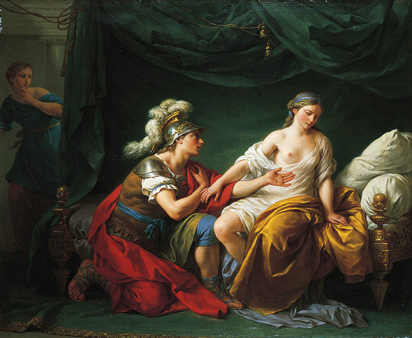 Louis-Jean-François Lagrenée - Alcibiades on his Knees Before his Mistress