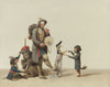 Louis-Leopold Boilly - An Animal Trainer with Dancing Dogs, a Bear and Monkey