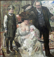 Lovis Corinth - The Artist and His Family-Reproduction-Get Custom Art