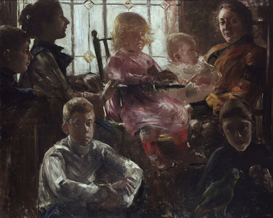 Lovis Corinth - The Family of the Painter Fritz Rumpf