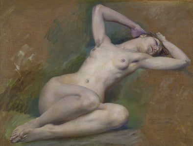 Luc-Olivier Merson - Study for the figure of Spring